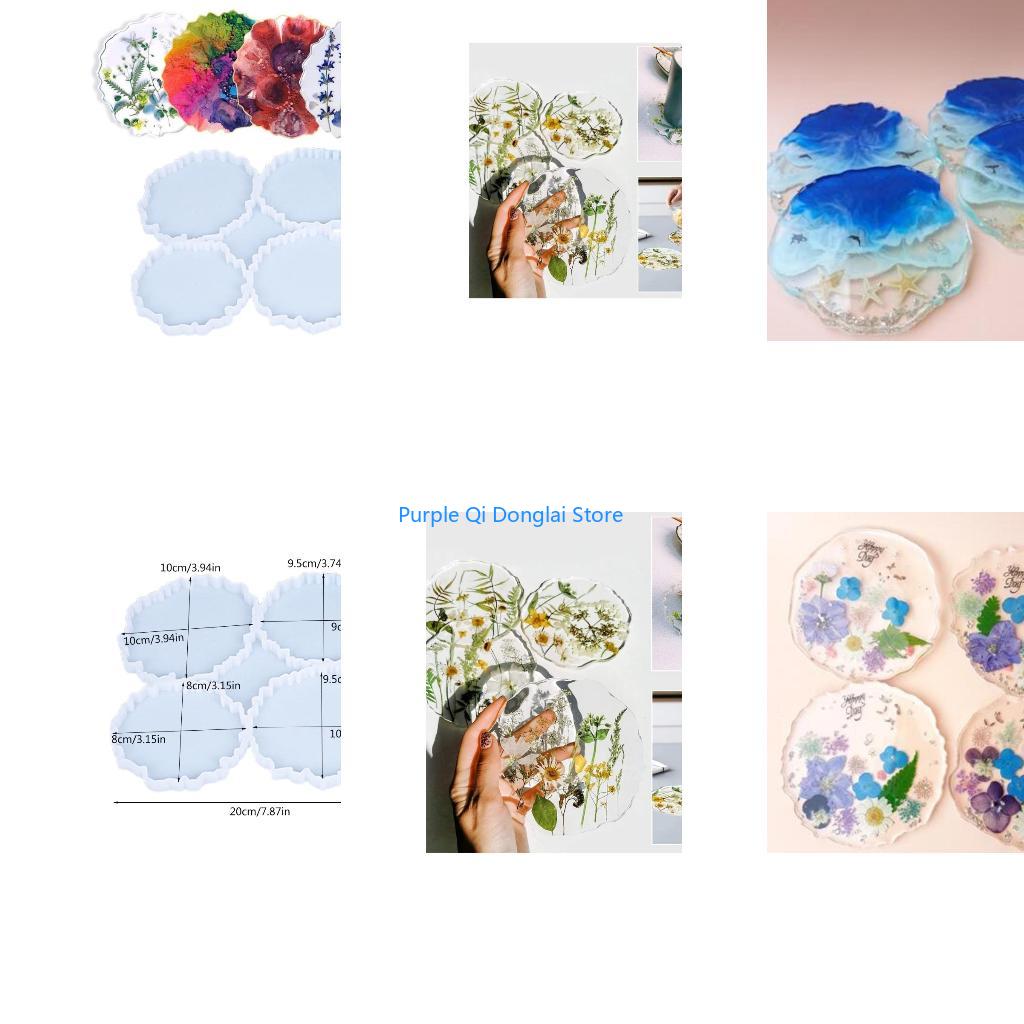 Geode Mold Silicone - L21E 4 w 1 formy do
