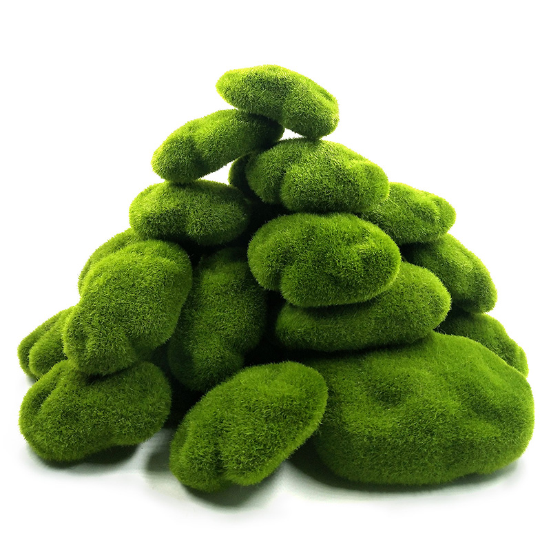 Terrarium Moss Art - Zielona sztuczna trawa piankowa mchu rośliny