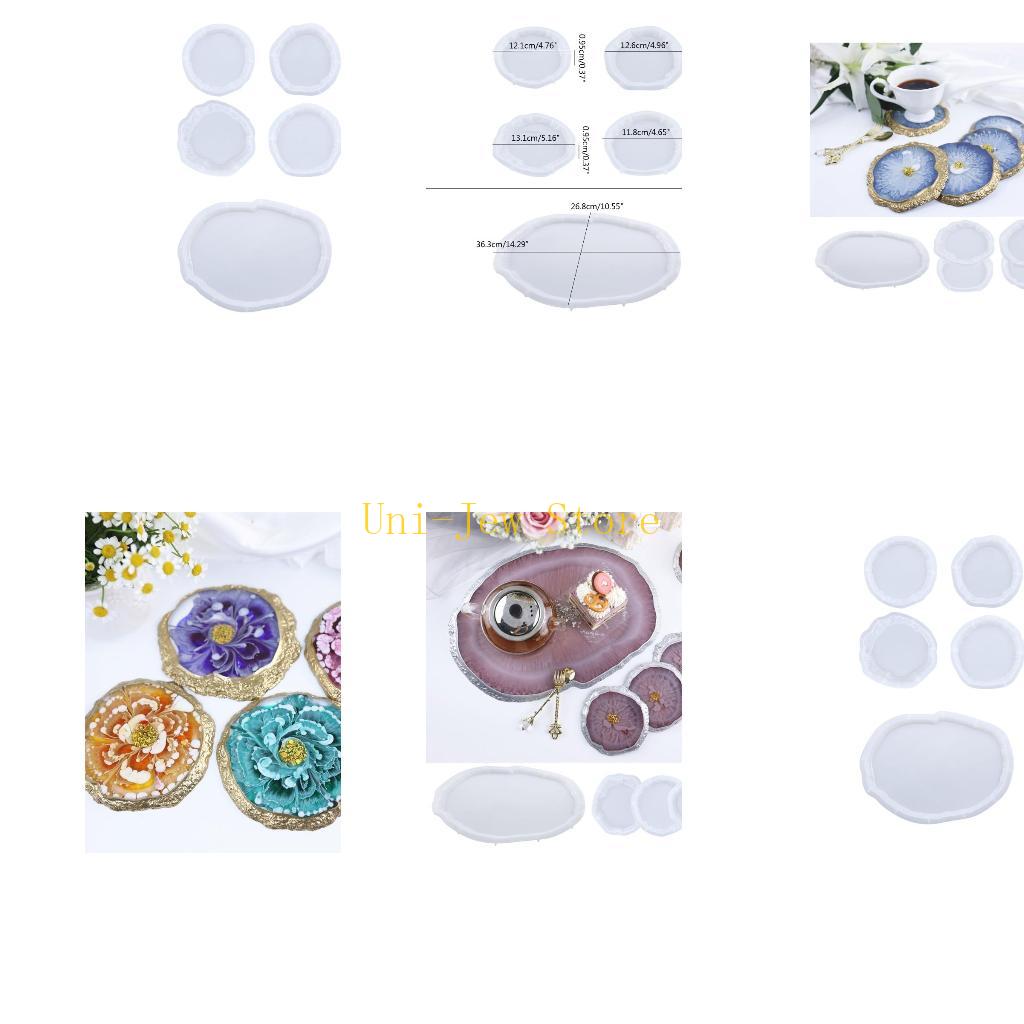 Geode Mold Silicone - 40 Formy z żywicy kolejowej silikonowa