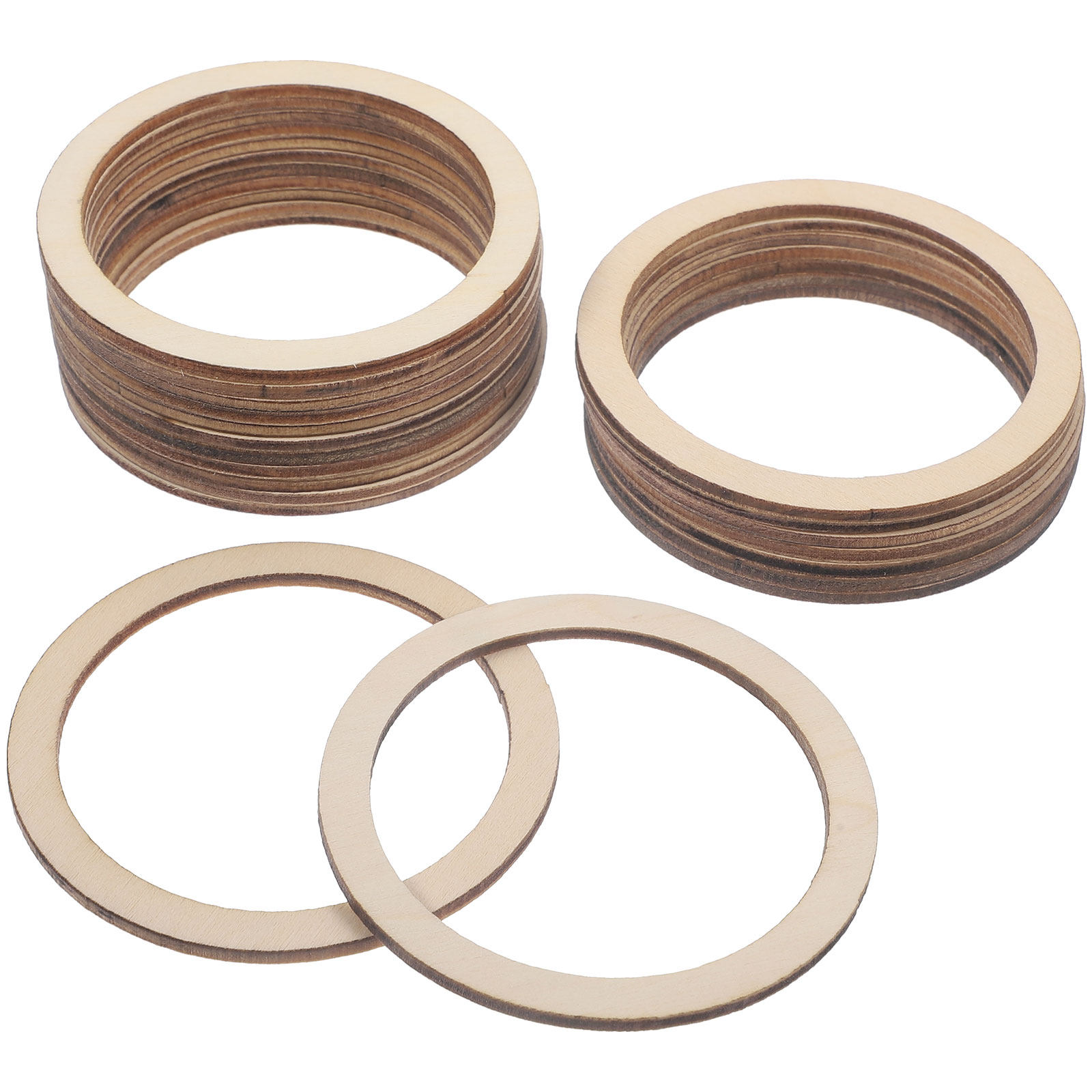 20 sztuk naturalnych drewniany – Wood Ring Blank recenzja i cena