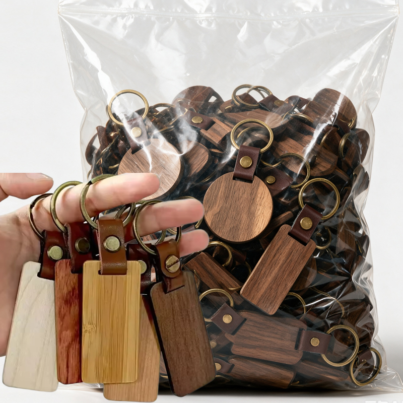 Drewniane breloczki do kluczy, – Wood Ring Blank recenzja i cena