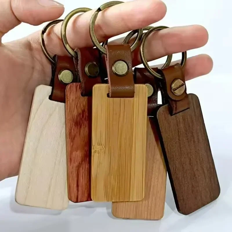 Drewniane breloczki do kluczy, – Wood Ring Blank recenzja i cena