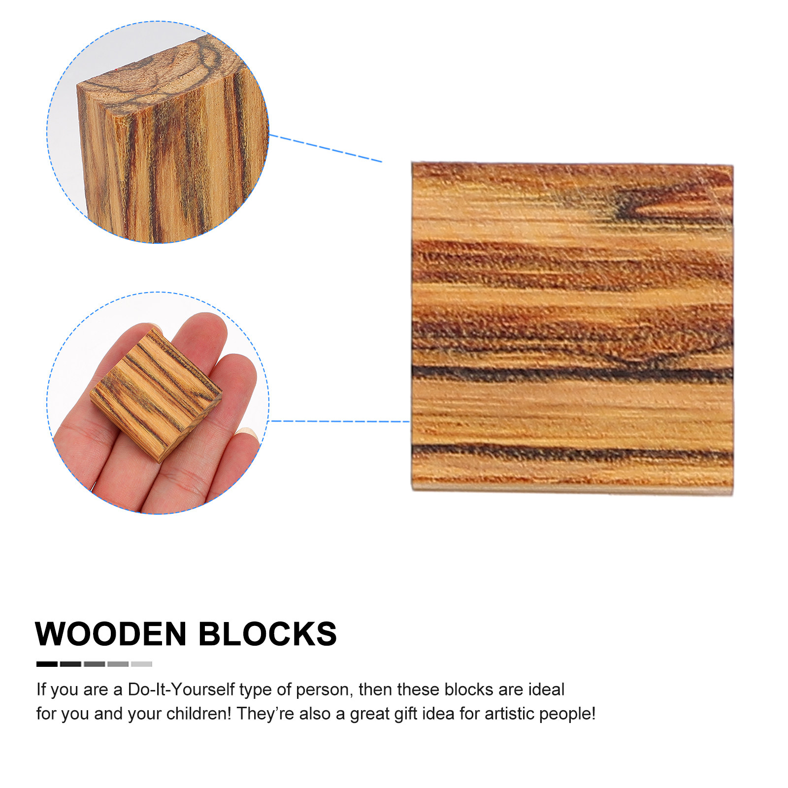 24 szt. Drewniane klocki do rz – Wood Ring Blank recenzja i cena