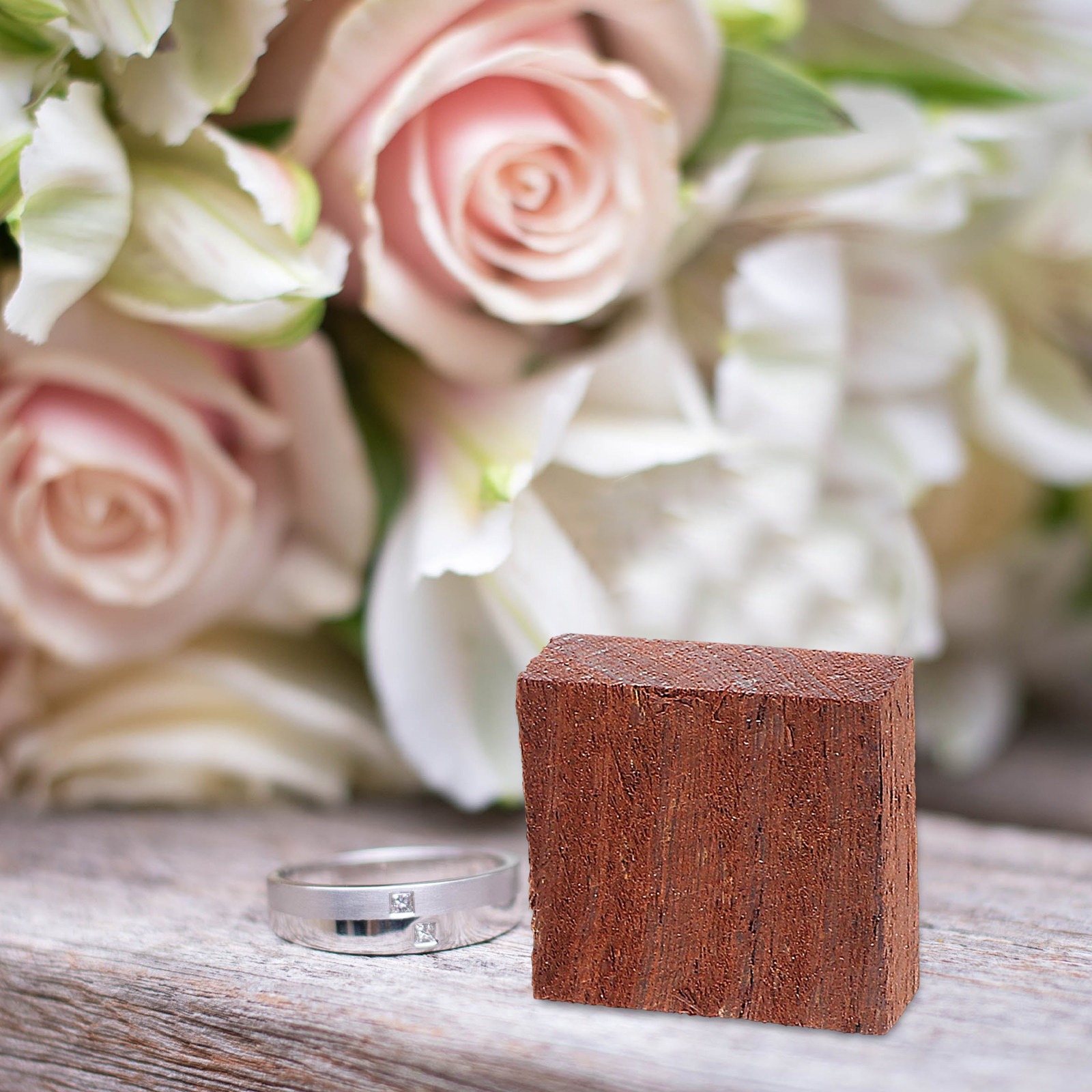 4 sztuki naturalnych, ręcznie  – Wood Ring Blank recenzja i cena