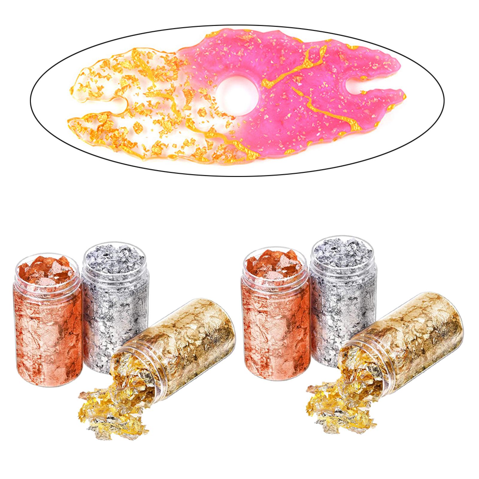 6 szt. Złote płatki folii, pap – Gold Foil Flakes recenzja i cena
