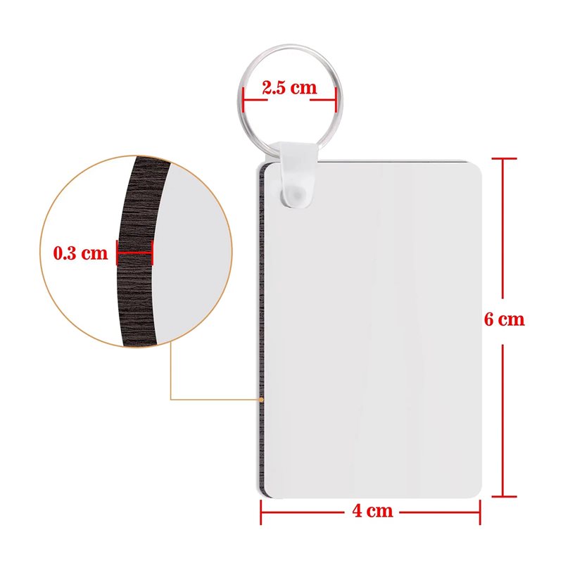 240 sztuk breloczków do sublim – Wood Ring Blank recenzja i cena