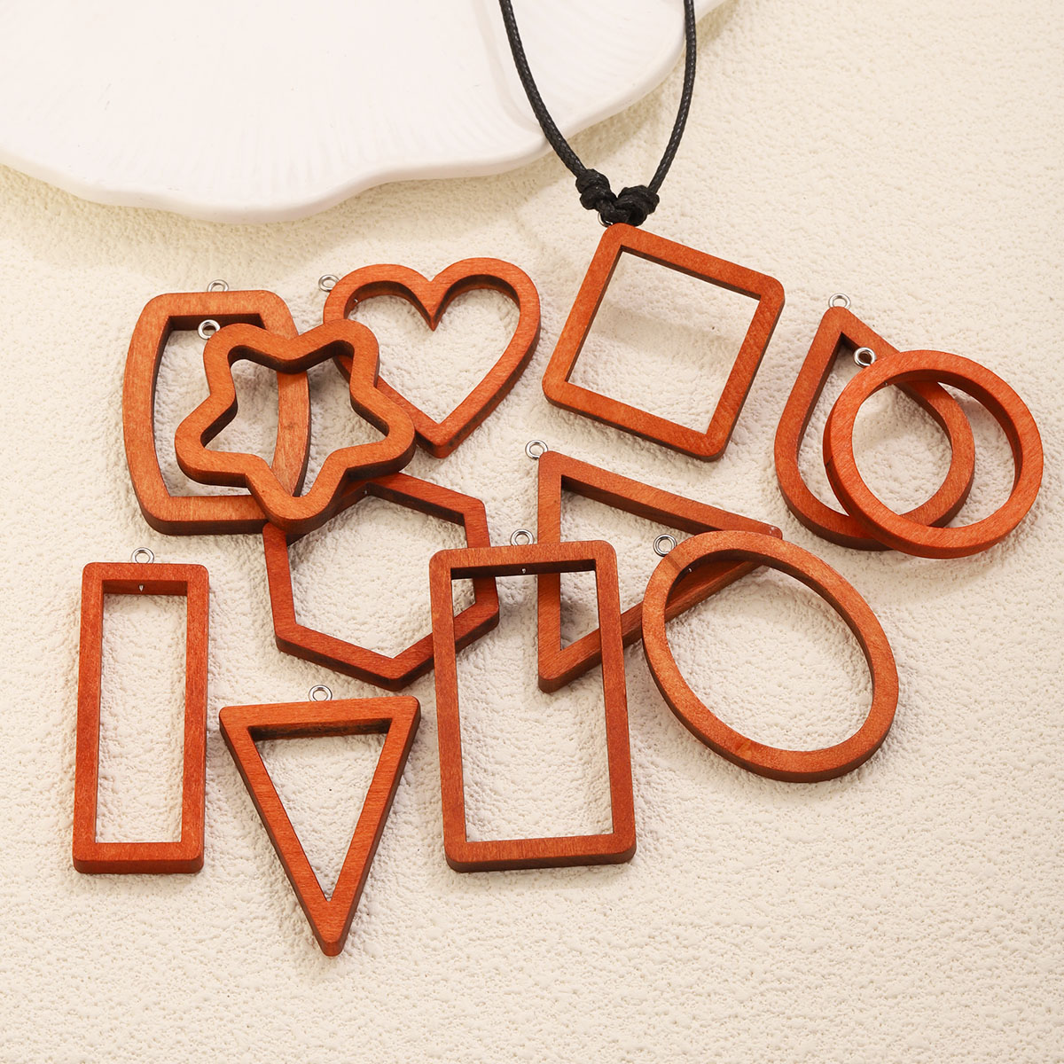 10 SZT. Drewniane geometryczne – Resin Craft Projects recenzja i cena